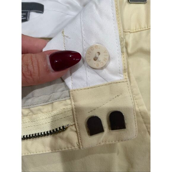 Vince butter yellow chino pants size 4 - Picture 5 of 6